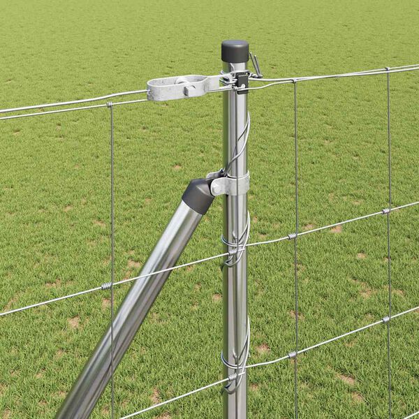 vidaXL Fence Post Galvanized 25 x 1.6 m Steel