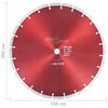 vidaXL Diamond Cutting Disc Steel 350 mm