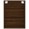vidaXL Highboard Brown Oak 69.5x34x180 cm Engineered Wood