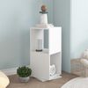 vidaXL Rotating Cabinet White 34.5x34.5x75.5 cm Engineered Wood
