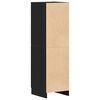 vidaXL Kitchen Cabinet Black 38x41.5x131.5 cm Engineered Wood