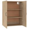 vidaXL Hanging Cabinet Sonoma Oak 69,5x34x90 cm Engineered Wood