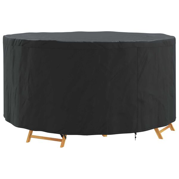 vidaXL Outdoor Furniture Cover Black 182 x 182 x 85 cm 420D fabric