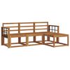 vidaXL Outdoor Sofa Set 4 pcs Natural