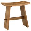vidaXL Bathroom Stool Brown 50 x 29.5 x 50.5 cm Solid Teak Wood