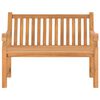 vidaXL Garden Bench 114 cm Solid Teak Wood