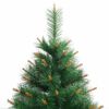 vidaXL Artificial Hinged Christmas Tree with Stand 210 cm