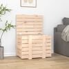 vidaXL Storage Box 58x40.5x42 cm Solid Wood Pine