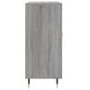 vidaXL Sideboard Grey Sonoma 90x34x80 cm Engineered Wood