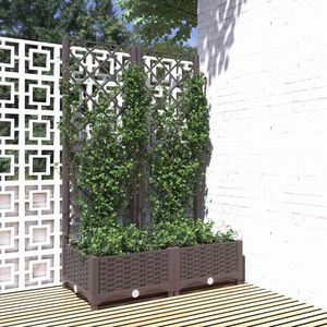 vidaXL Garden Brown 80 x 40 x 121.5 cm