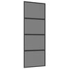 vidaXL Sliding Door 76 x 205 cm Tempered Glass and Aluminium