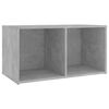 vidaXL 4 Piece TV Cabinet Set Concrete Grey Engineered Wood