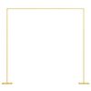 vidaXL Wedding Arch Gold 338 x 35 x 300 cm Steel