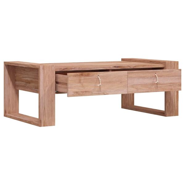 vidaXL Coffee Table 110x60x40 cm Solid Teak Wood