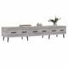 vidaXL TV Cabinet Grey Sonoma 150x36x30 cm Engineered Wood