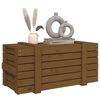 vidaXL Storage Box Honey Brown 91x40.5x42 cm Solid Wood Pine