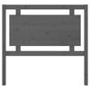 vidaXL Bed Headboard Grey 105.5x4x100 cm Solid Pine Wood