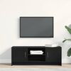 vidaXL TV Cabinet Black Oak 102x30x37.5 cm Engineered Wood