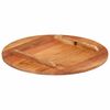 vidaXL Table Top Solid Wood Acacia Round 15-16 mm 50 cm