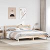 vidaXL Bed Frame without Mattress 180x200 cm Super King Solid Wood Pine