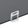 vidaXL Tile Levelling Clips 250 pcs 1 mm