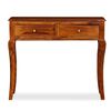 vidaXL Console Table Solid Acacia Wood 90x32x76 cm