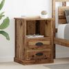 vidaXL Bedside Cabinet Old wood 43 x 36 x 60 cm Engineered wood