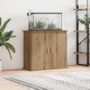 vidaXL Aquarium Stand Artisan Oak 81x36x73 cm Engineered Wood