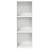 vidaXL Wall-mounted TV Cabinet White 37x37x107 cm Engineered Wood