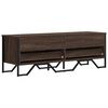vidaXL TV Cabinet Brown Oak 122x34x41 cm Engineered Wood