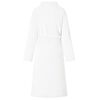 vidaXL Bathrobe without Hood White L Flannel