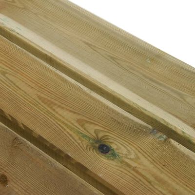 vidaXL Garden Bench 110 cm Impregnated Solid Wood Pine