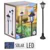ProGarden Solar LED Post Light 18x83 cm White and Black