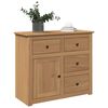 vidaXL Sideboard with Drawers PANAMA 93x40x80 cm Solid Wood Pine