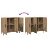vidaXL Sideboard Artisian Oak 90x34x80 cm Engineered Wood