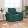 vidaXL Sofa Bed Dark Green 98 x 71 x 83 cm Fabric