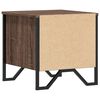 vidaXL Bedside Cabinet Brown Oak 40x41x40 cm Engineered Wood