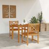 vidaXL Garden Dining Set 3 pcs Brown Solid Acacia wood