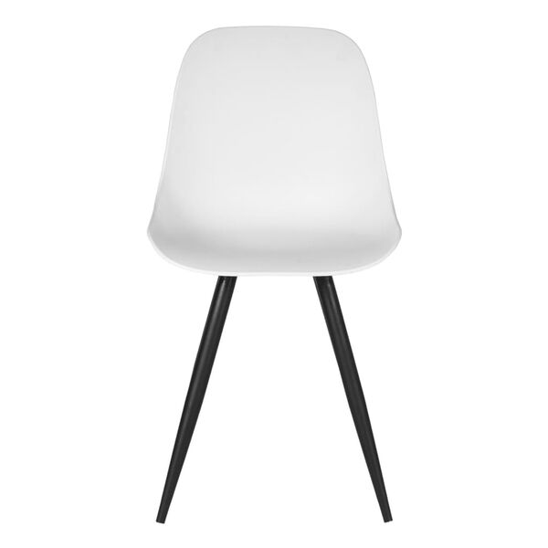 LABEL51 Dining Chairs 2 pcs Monza 46x54x88 cm White