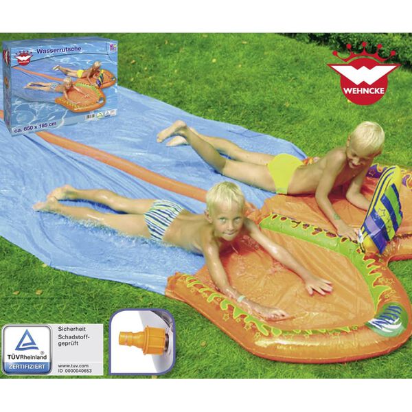 WEHNCKE Duo Water Slide 650x180 cm Orange and Blue
