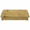 vidaXL Garden Bridge 110x74 cm Impregnated Solid wood Pine