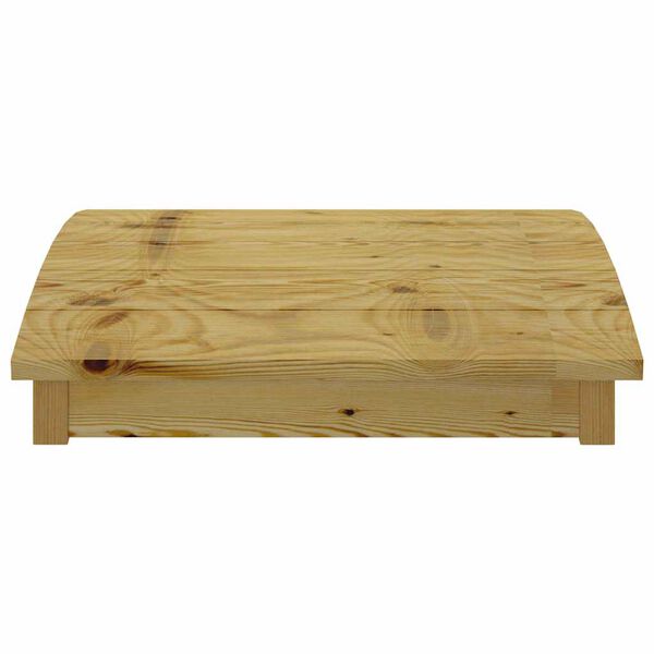 vidaXL Garden Bridge 110x74 cm Impregnated Solid wood Pine