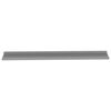 vidaXL Wall Shelves 4 pcs Grey 115x9x3 cm