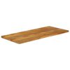 vidaXL Table Top Live Edge 140x60x2.5 cm Solid Wood Mango