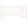 vidaXL Garden Bench White 111.5x53x71 cm Solid Wood Pine