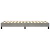 vidaXL Box Spring Bed Frame Light Grey Single Velvet (UK/IE/FI/NO only)