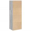 vidaXL Bookcase Grey Sonoma 40x30x114 cm Engineered Wood