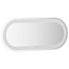 vidaXL LED Bathroom Mirror 70x30 cm Oval