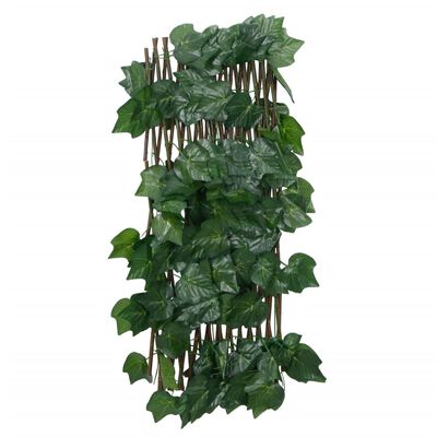 vidaXL Artificial Grape Leaf Trellis Expandable Green 5 pcs 190x60 cm