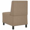 vidaXL Modular Sofa Unit Armless Cappuccino 55 x 74 x 82 cm